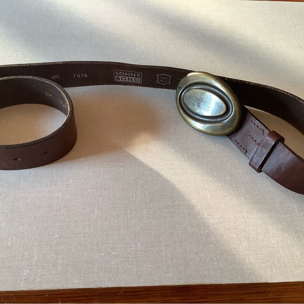 Brown Leather Belt